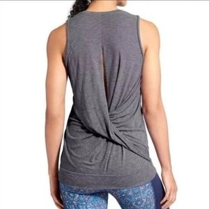 athleta • siro twist open back tank